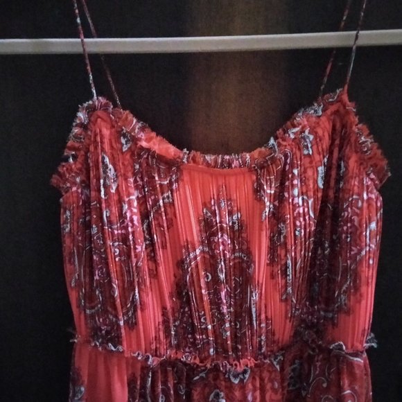 Banana Republic Tiered Midi Dress Size 0 - Picture 3 of 5